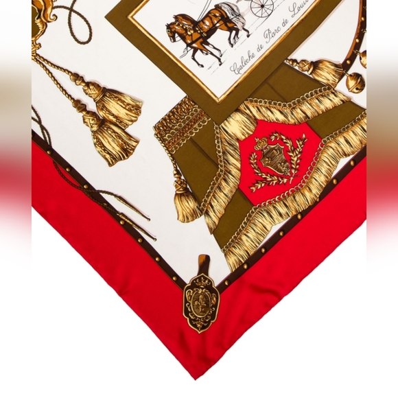 Loris Azzaro Caléche De XVI Silk Scarf - Picture 6 of 6